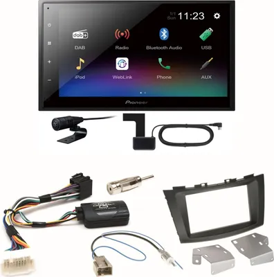 Produktbild von Pioneer DMH-A340DAB DAB+ Bluetooth Einbauset für Suzuki Swift Sport FZ NZ