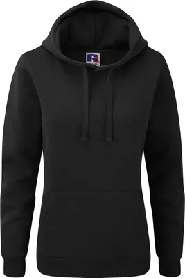 Produktbild von Russell R-265F-0 | Ladies Authentic Hood - Farbe: Black - Größe: M