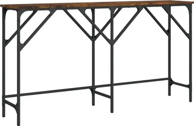 Produktbild von vidaXL Konsolentisch Räuchereiche 140x29x75 cm Holzwerkstoff