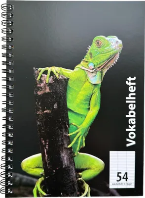 Produktbild von ADINA Vokabelheft A5 32 Blatt Lineatur 54 mit Ringbindung