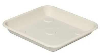 Zdjęcie produktu dla PLASTECNIC S.p.a. Podstawka OMNIA TERRAE kremowa kwadratowa 30x30cm