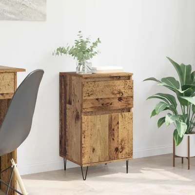 Produktbild von vidaXL Sideboard mit Schubladen Altholz 35 x 40 x 70 cm Holzwerkstoff