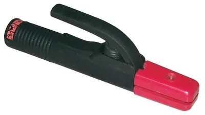 Immagine prodotto di Pinza porta elettrodo con serraggio a leva impugnatura in nylon e corpo in ottone - Falcon 200