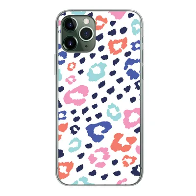 Produktbild von MuchoWow® Handyhülle Schutzhülle Hülle für iPhone 11 Pro Panther Druck - Pastell - Farben Silikon Softcase Handy Hülle - Handy