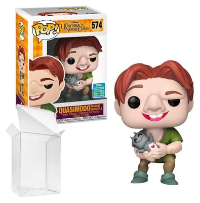 Obrázek produktu pro Funko Pop! Disney: Zvoník u Matky Boží – Quasimodo (s chrličem) #574 – exkluzivní edice pro letní veletrh 2019