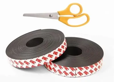 Image de Bandes magnétiques adhésives pour l'organisation de la cuisine, 2 x 200 cm