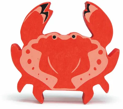 Produktbild von Tender Leaf Toys Holzfiguren Im & Am Wasser Krabbe