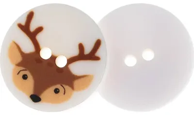 Immagine prodotto di Knoflík - confezione da 6 pezzi - 15 mm (diametro) - Marrone