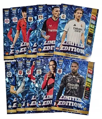 Produktbild von Fifa 365 2025 X 10 Limited Edition Panini Card Set