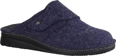 Produktbild von Finn Comfort Zams Herren, Hausschuhe, Filz, Darkblue, Wechselfußbett - Haus - hüttenschuhe Damen Hausschuhe, Blau