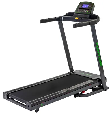 Immagine prodotto di Tapis roulant Tunturi Cardio Fit T40 - Pieghevole - Tapis roulant con Bluetooth - 41 programmi di allenamento - Regolazione elettronica dell'inclinazione - Intervallo di velocità: da 1,0 a 16 km/h