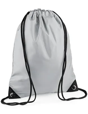 Immagine prodotto di BagBase BG10 | Borsa da palestra Premium Gymsac | 33 x 45 cm - Colore: Grigio chiaro - Dimensioni: 33 x 45 cm