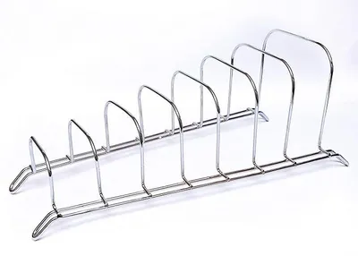Zdjęcie produktu dla Stojak na Pokrywki Patelnie Deski Organizer Kuchenny 7 Miejsc