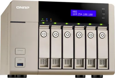 Produktbild von QNAP TVS-663, NAS, Tower, 8 GB, DDR3L, 0 TB, QNAP Turbo System