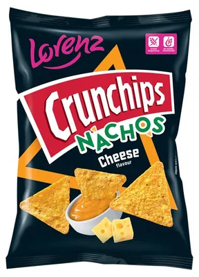 Image de Crunchips Chips de maïs au goût Nachos Fromage 100 g