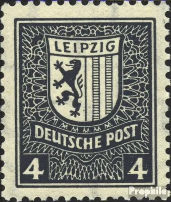Produktbild von Briefmarken Sowjetische Zone (All.Bes.) 1946 Mi 151X fallendes Wasserzeichen postfrisch Abschiedsserie