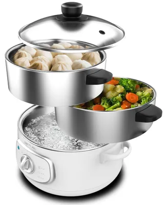 Productafbeelding van Cecotec Vapovita stalen stoomoven, 1300W, zilver, zilver, één maat