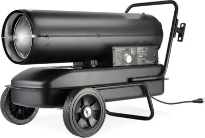 Obrázok produktu pre Vykurovacia pištoľ - ventilátor olejového ohrievača 100 000 BTU - stavebný ohrievač - naftový ohrievač - mobilné riešenie vykurovania - pre staveniská a priemysel