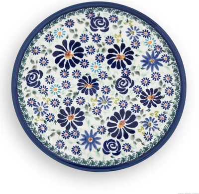 Produktbild von Original Bunzlauer Keramik Teller Ø19,5 cm Frühstücksteller Speiseteller Essteller Kuchenteller flach im Design DU126