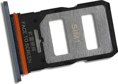 Produktbild von Original Dual-SIM-Kartenhalter für Xiaomi Poco X6 (23122PCD1G) Blau