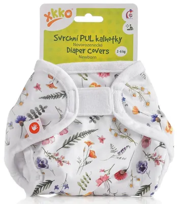 Produktbild von xkko Newborn Überhose Klett Summer Meadow