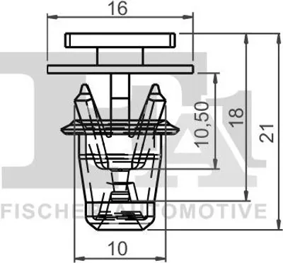 Zdjęcie produktu dla Klips Mocujacy Opel