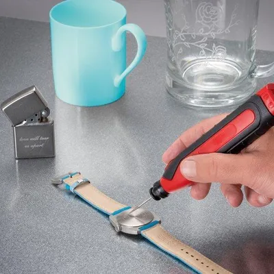 Produktbild von Gravurstift Elektrisch Graviergerät Glas Metall Holz Leder Gravur Kabellos