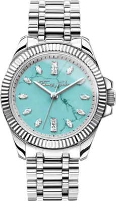 Produktbild von THOMAS SABO Damenuhr Türkis Divine silber WA0435-201-209