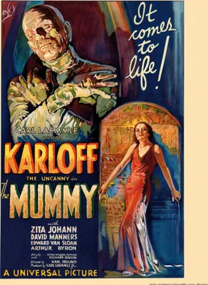 Obrázek produktu pro Umělecký obraz Mumie - Ožívá, 1932 (50 x 40 cm)