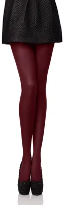 Produktbild von Antie Damen Mikrofaser Strumpfhose AN-122 60 DEN (Weinrot, M) .