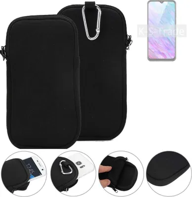 Produktbild von K-S-Trade Neopren-Hülle Handyhülle kompatibel mit ZTE Blade 20 Smart Schutzhülle Neoprenhülle Sleeve Schutz-Hülle Gürtel Tasche Case Holster
