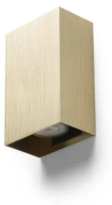 Produktbild von RED - DESIGN RENDL RENDL CAPRI RC Wandleuchte, gebürstetes Messing, 230 V, GU10, 2 x 9 W, R14417