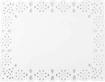 Produktbild von Rechteckige Papierservietten 30x40 cm 12 Stück weiß