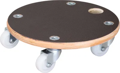 Produktbild von WAGNER Pflanzenroller / Transporthilfe MAXIGRIP Ø 29 x 8,5 cm, Schichtholz, wetterfest, Tragkraft 200 kg, DE Ware - 20135101