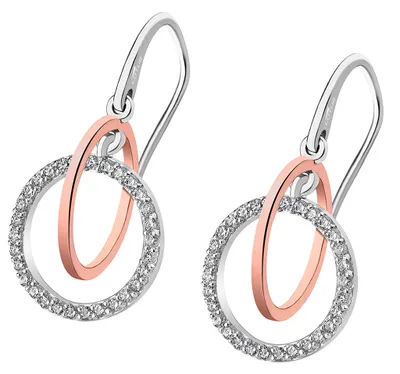 Image de Lotus Silver TREND | Boucles d'oreilles bicolore zircon LP1955-4/1