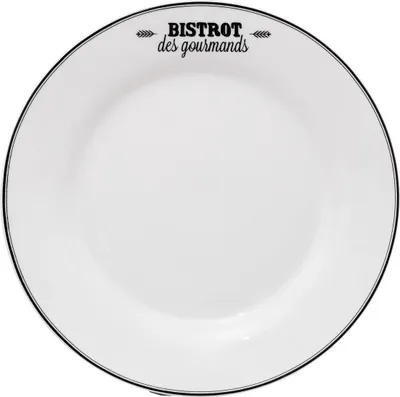 Produktbild von Set aus 6 flachen tellern "bistrot" d26cm - SG Secret de Gourmet
