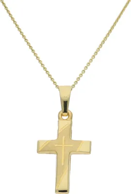 Produktbild von JuwelmaLux Anhänger 585/000 (14 Karat) Gold Kreuz JL14-02-0110