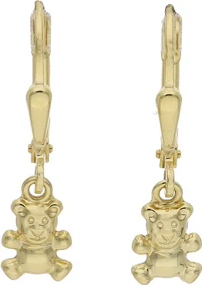 Produktbild von JuwelmaLux Kinder Ohrhänger Teddybär 333 Gold JL14-06-0280