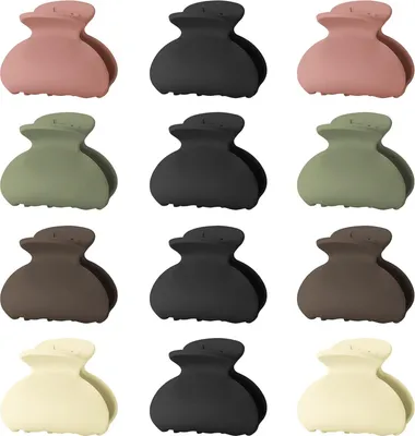 Image de Mini-pinces à cheveux Set de 12 pièces pour les femmes filles enfants cheveux fins épais