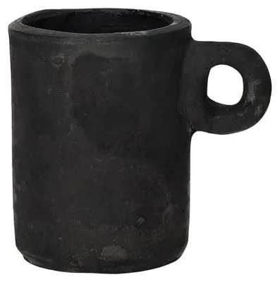 Obrázok produktu pre Kvetináč Pomax Saggar, čierna farba, priemer 7 cm, výška 9 cm