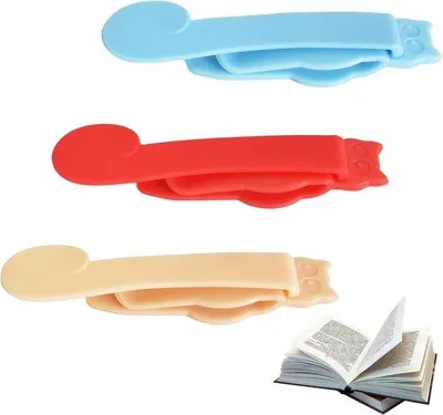 Produktbild von Silikon Lesezeichen Set von 3 für Studenten