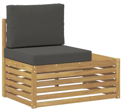 Immagine prodotto di Divano modulare da esterno con cuscino bianco, dimensioni 91 x 63 x 73 cm