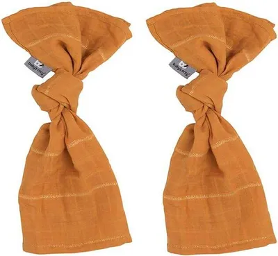 Produktbild von Baby's Only Swaddle Sparkling - Ocker - 65x65 cm