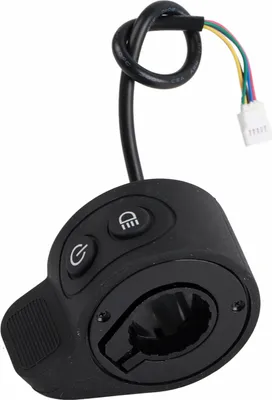 Immagine prodotto di Acceleratore di ricambio per monopattino elettrico con interruttore integrato, 5 V, 5 poli, facile da montare per modelli X6, X7 e X8