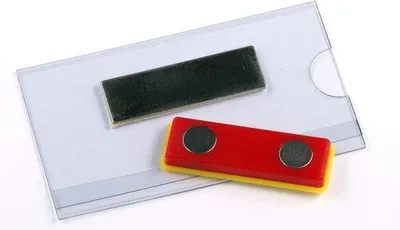 Produktbild von Famanu Namensschilder mit Magnet - 75x40mm, 24 Stück