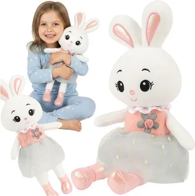 Image de Lapin en peluche, 45 cm - Jouet doux pour enfants