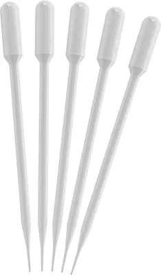 Image de ARKA Aquatics Pipettes d'alimentation pour l'alimentation des coraux Volume de remplissage 3ml - 15 cm - Set de 5 pièces