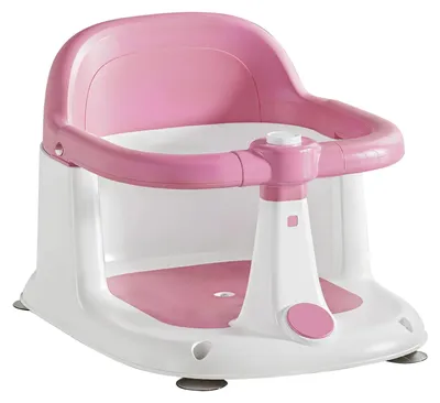 Productafbeelding van Babysitje voor in bad, ergonomisch ontwerp, veilige zuignappen, roze
