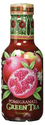 Obrázek produktu pro AriZona Zelený čaj z granátového jablka s přírodními příchutěmi Obsah 500 ml