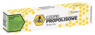 Produktbild von API Effect Kräuter-Zäpfchen mit Propolis und reinigendem Wermut und Rainfarn, 12 Stück